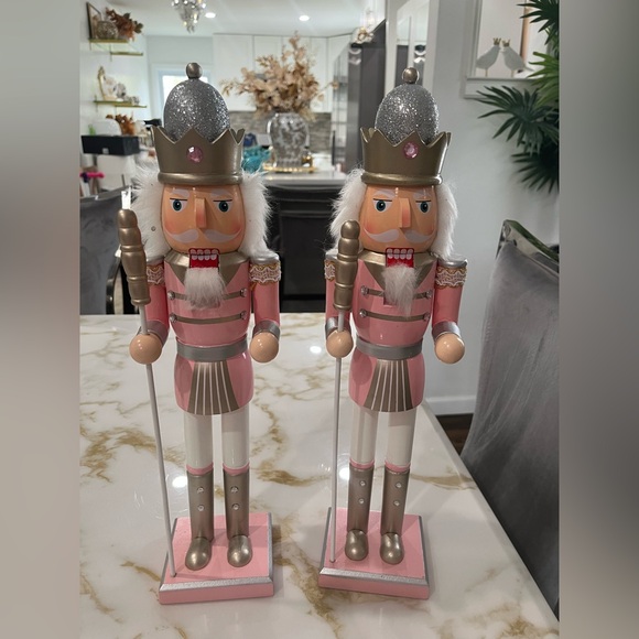 Macy's Pink and Silver Nutcracker Decor - Picture 1 of 1